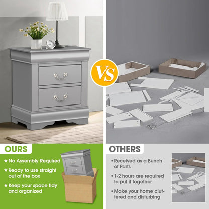 Furniture of America Night Stand Louis Philippe