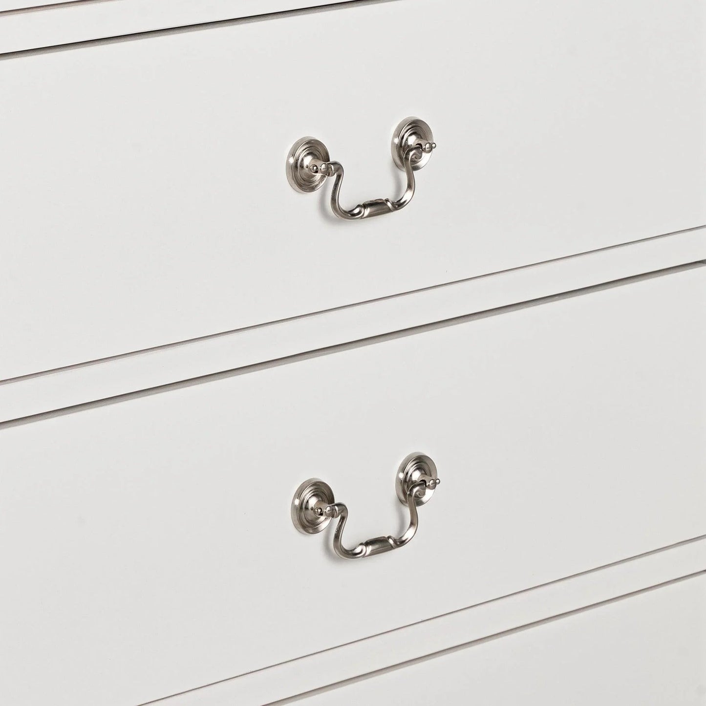 Transitional 5-Drawer 31.5 in. Wide Chest of Drawers with Bracket Feet