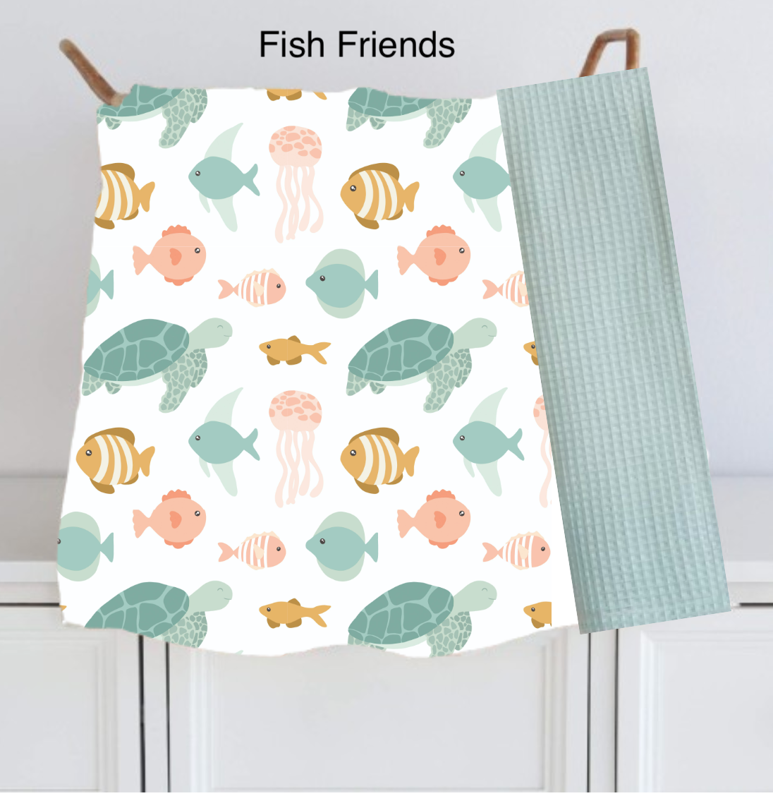 Baby Blanket | Waffle & Muslin Collection | Growing Sprouts