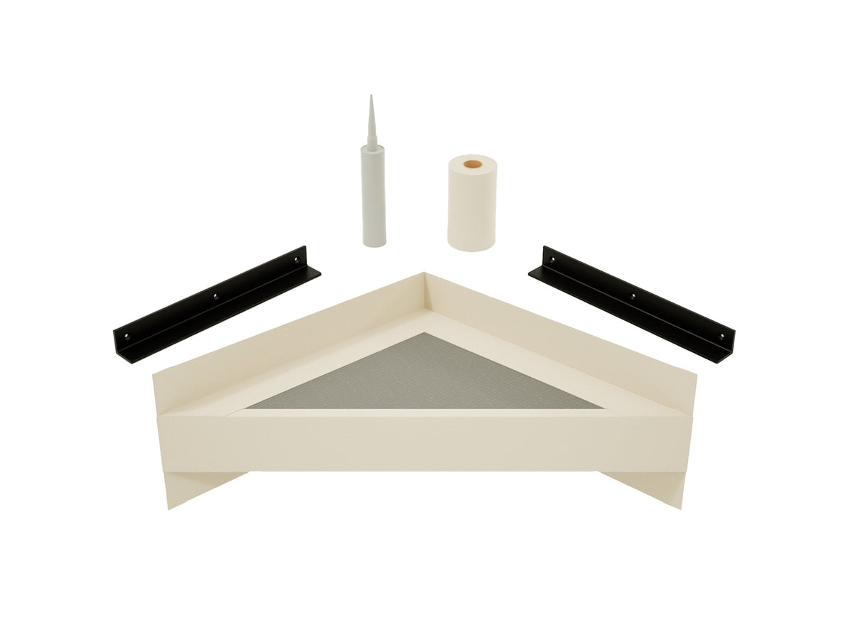 The Original Floating Corner Shower Bench Kit™