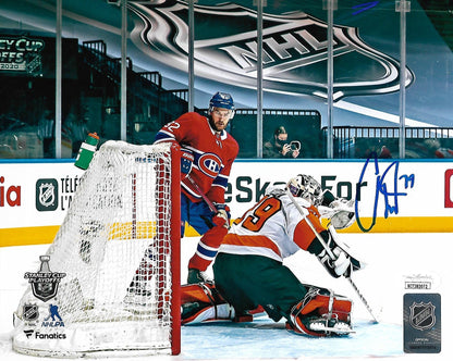 Carter Hart First Career Playoff Shutout Philadelphia Flyers Autographed Hockey Photo