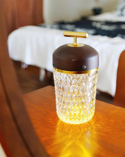 Folia Crystal Portable Table Lamp