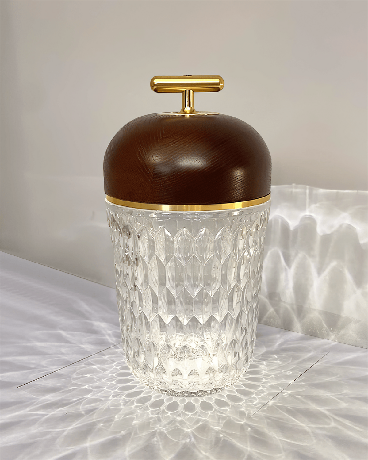 Folia Crystal Portable Table Lamp