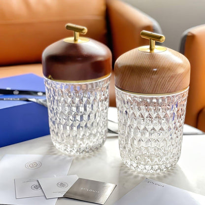 Folia Crystal Portable Table Lamp