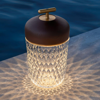 Folia Crystal Portable Table Lamp