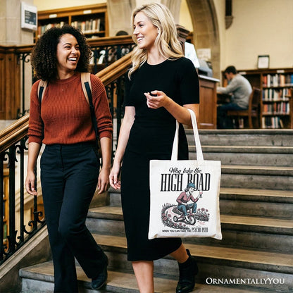 Why Take High Road Mom Tote Bag, Funny Adult Sarcastic Mother Gift Shopper