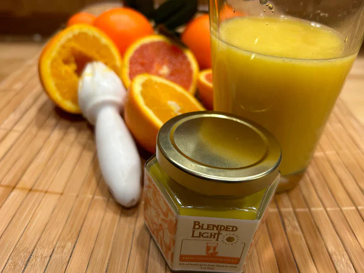 Freeze Squeezed Oranges Scented Candle | Multiple Sizes | Blended Light