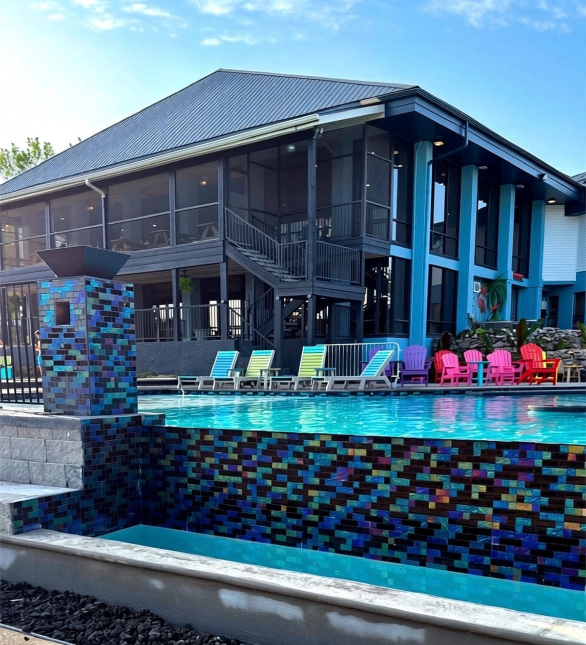 Equinox Black 2x4 Tile Twilight
