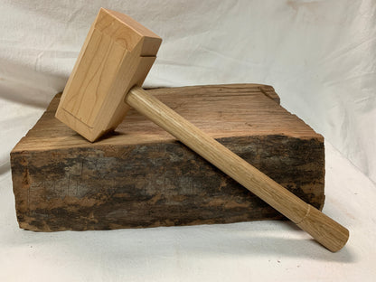 FULL SIZE - Woodworking Mallet like Thor's Hammer Mjolnir from Domestic Hardwoods