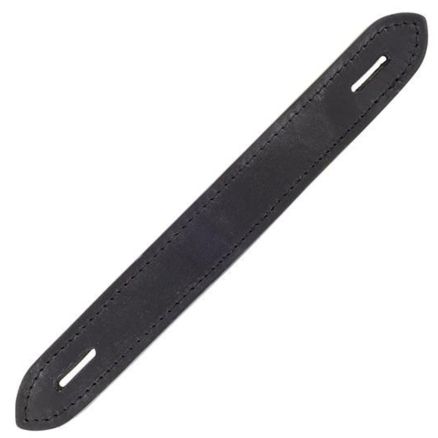 Large 11" Leather Trunk Handle Premium Quality in Natural & Black, Ideal for Trunk Restoration and Upgrades