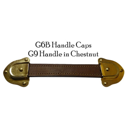 Trunk Handle Cap Available in Brass, Antique Brass, and Nickel Finishes, 2-1/4 x 2-3/16"
