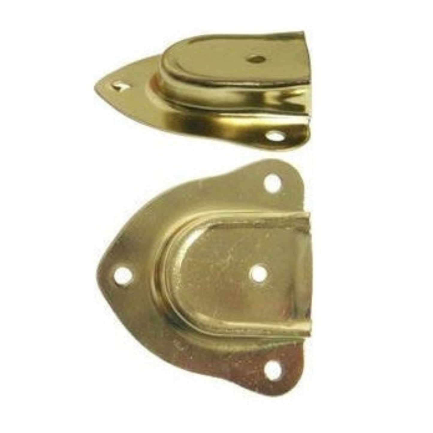 Trunk Handle Cap Available in Brass, Antique Brass, and Nickel Finishes, 2-1/4 x 2-3/16"