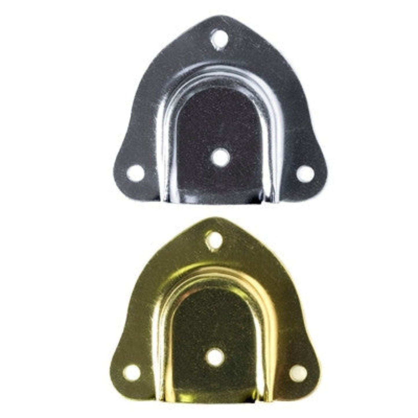 Trunk Handle Cap Available in Brass, Antique Brass, and Nickel Finishes, 2-1/4 x 2-3/16"