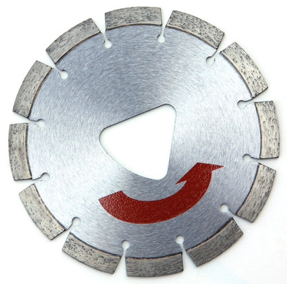 6" XP Red Series Diamond Premium Hard Concrete Saw Blade – 3 Pack