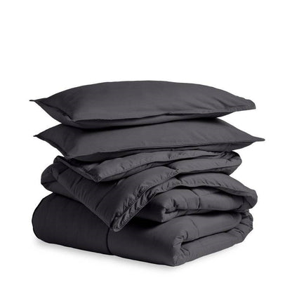 Twin/Twin XL Size All Season Super Soft Down Alternative Comforter Set Grey