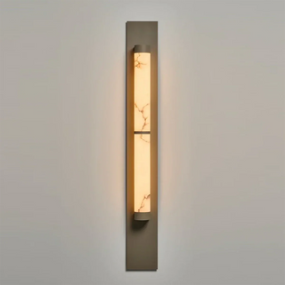 Arden Spanish Alabaster Column Sconce