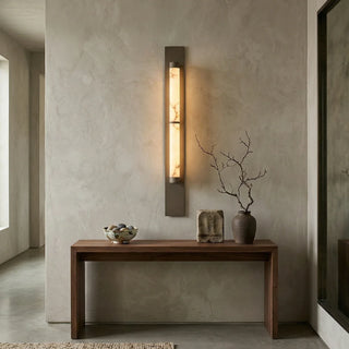 Arden Spanish Alabaster Column Sconce