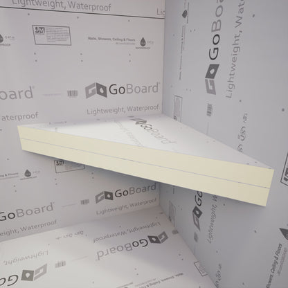 The Original Floating Corner Shower Bench Kit™ with GoBoard®