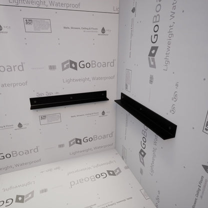 The Original Floating Corner Shower Bench Kit™ with GoBoard®