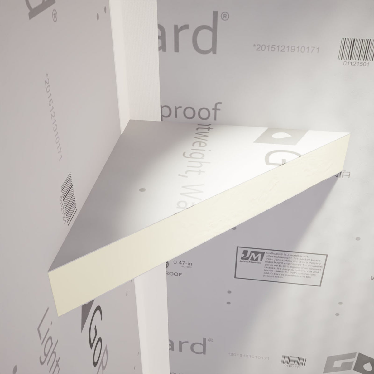 The Original™ Corner Shower Shelf (10" x 10")