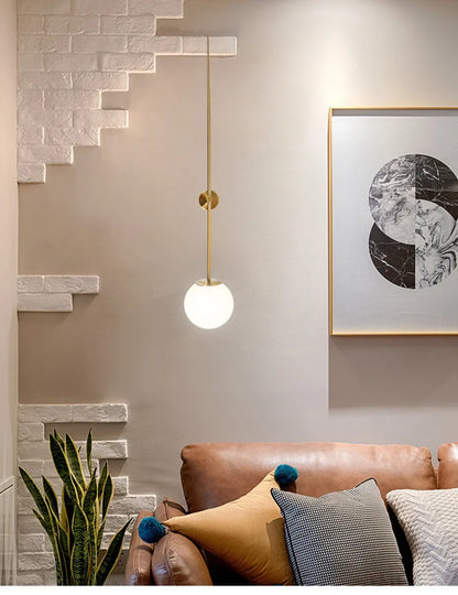 DecorBites™ Glass Ball LED Wall Lights Modern Nordic Indoor Sconces for Living Dining Bedroom
