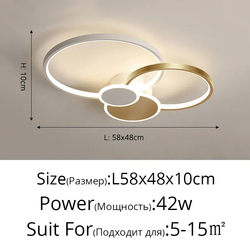 DecorBites™ LED Chandeliers for Bedroom Dining Living Room Hall Indoor Lighting