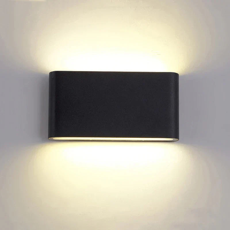 DecorBites™ LED Outdoor Wall Light IP65 Waterproof Aluminum Wall Lamp 6W/12W