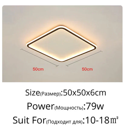 DecorBites™ Dimmable LED Ceiling Chandelier for Living Bedroom Study Room Lighting