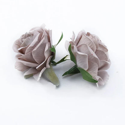DecorBites™ 6CM Roses Head DIY Wedding Decor Flowers Home Decor Artificial Flowers