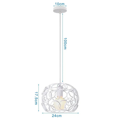 DecorBites™ Industrial Pendant Lights: Modern LED Hanging Lamps for Home Living Room Kitchen Decor