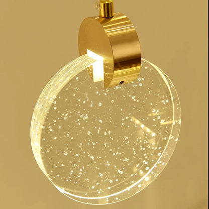DecorBites™ Attic Crystal Chandelier for Living Room Dining Room Stair Lamp