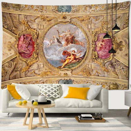 DecorBites™ Boho Printed Tapestry Wall Hanging for Bedroom Decor