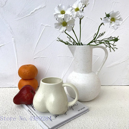 DecorBites™ Lovely Butt Shape Ceramic Coffee Cup Storage Decoration