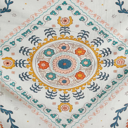 DecorBites™ Boho Floral Celestial Wall Tapestry for Hippie Home Decor