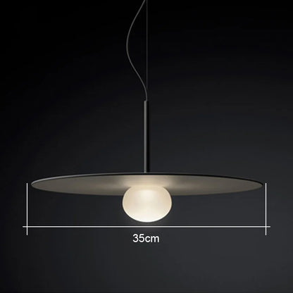 DecorBites™ Glass Flying Saucer Chandelier - LED Hardware Pendant Lighting for Living Room