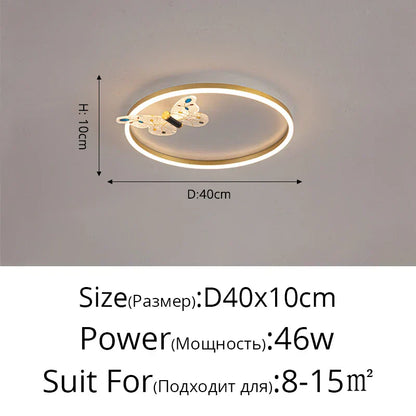 DecorBites™ LED Chandelier: Modern Indoor Lighting for Bedroom, Study, Living Room - Luster Lamps