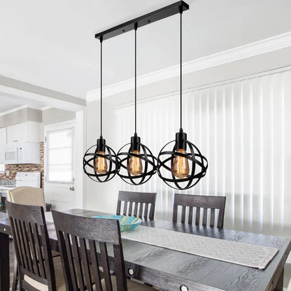 ™ Industrial Pendant Lights - Modern Kitchen Island Lamp, Cafe Hanging Light