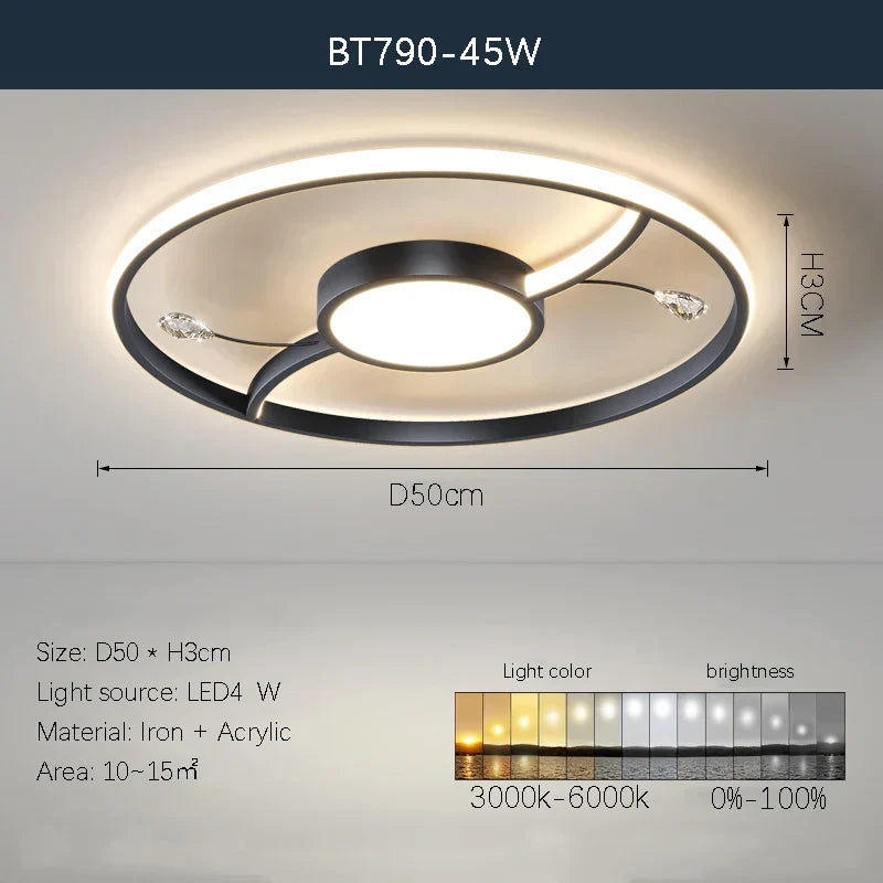 DecorBites™ LED Chandelier: Stylish Indoor Lighting for Bedroom, Living Room, Dining Room
