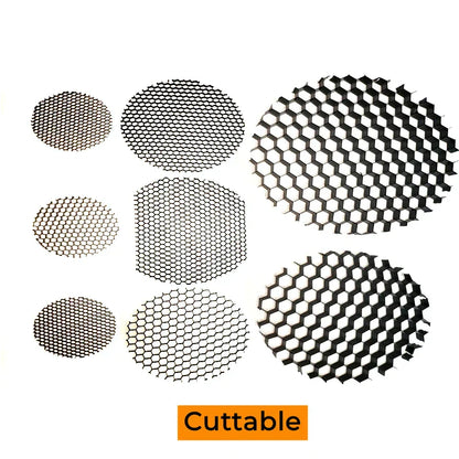 DecorBites™ Aluminum Honeycomb Downlight Grill for Spot Lighting Fixture