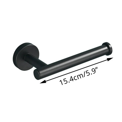DecorBites™ Bathroom Hardware Set: Towel Bar, Robe Hook, Rack, Shelf, Tissue Holder, Hook