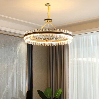 DecorBites™ Crystal Oval Chandelier Lighting for Dinning Room