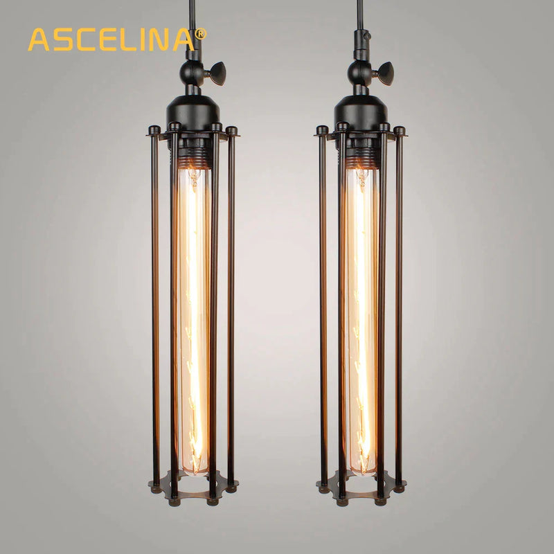 ™ Industrial Pendant Light: Vintage Retro Hanging Lamp for Restaurant and Home Decor