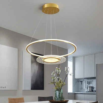 DecorBites™ Acrylic Remote Control Chandelier: Modern Nordic Lighting for Home Decor