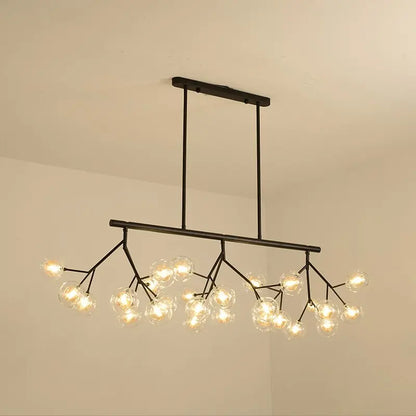 DecorBites™ LED Glass Ball Branch Chandelier | Modern Firefly Art Decor Lighting