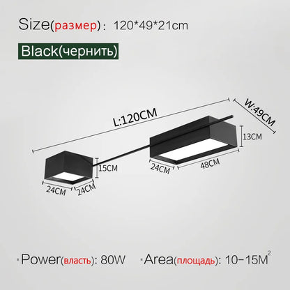 DecorBites™ LED Ceiling Lights Modern Minimalist Living Room Dining Bedroom Lamps
