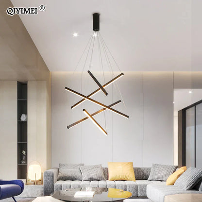 DecorBites™ LED Chandeliers for Stair Hall Living Dining Room Indoor Lighting Fixture