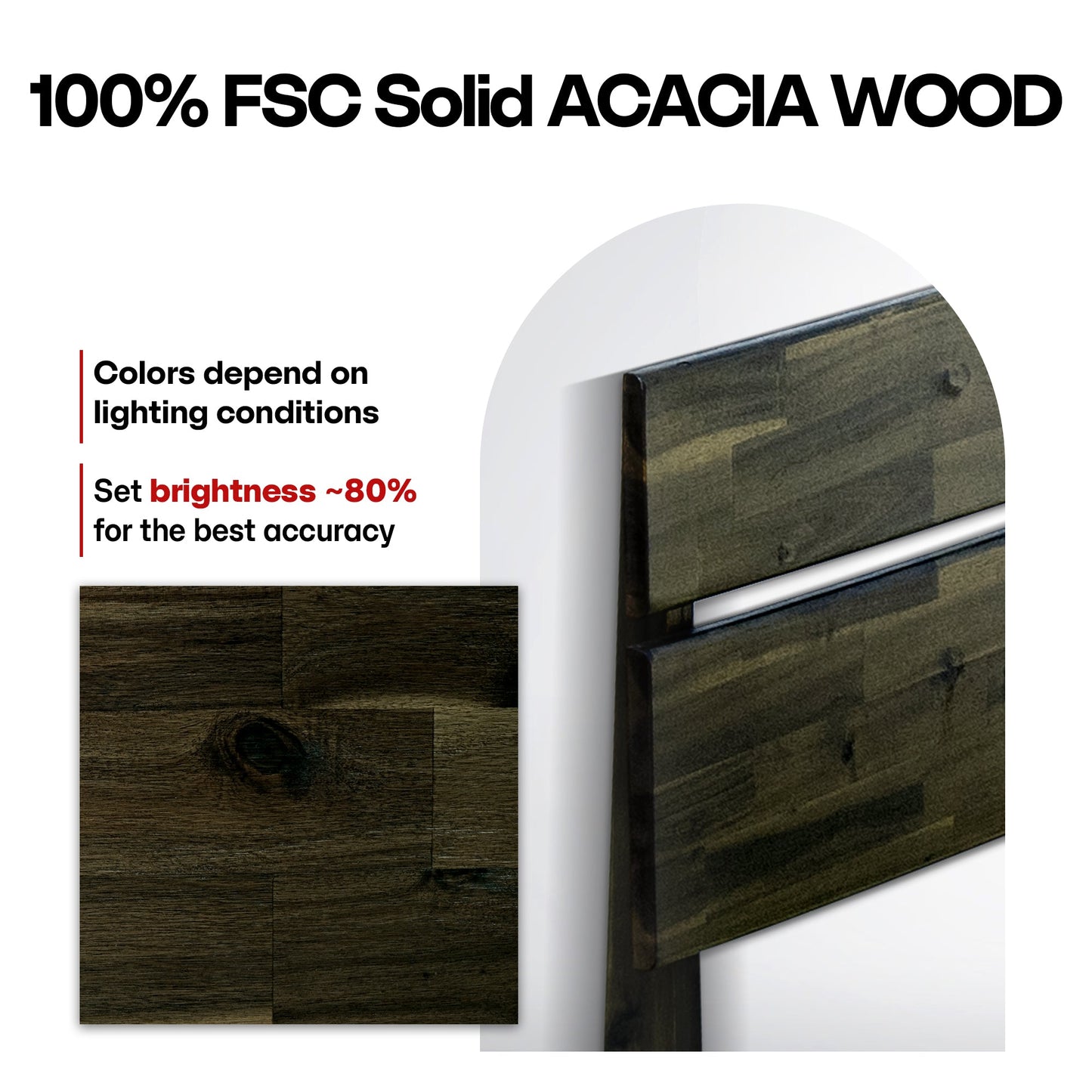 Aurora Solid Wood Bed Frame