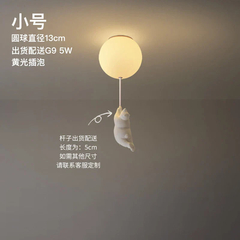 DecorBites™ Bear LED Ceiling Light: Modern Cartoon Warmth for Kids Rooms, Bedroom, Living Room Lighting