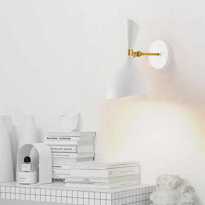 DecorBites™ Black White Nordic Wall Lamps with Switch, Modern Industrial Decor Light for Living Room