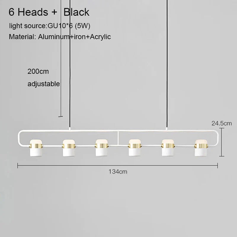 DecorBites™ LED Chandelier Pendant Lamp for Modern Dining Room, Cafe & Bar